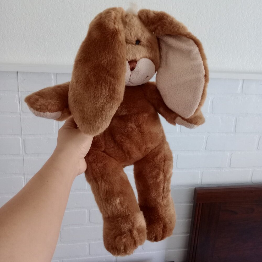 Build-A-Bear Vintage Brown Bunny Rabbit 17" Plush Stuffed Animal